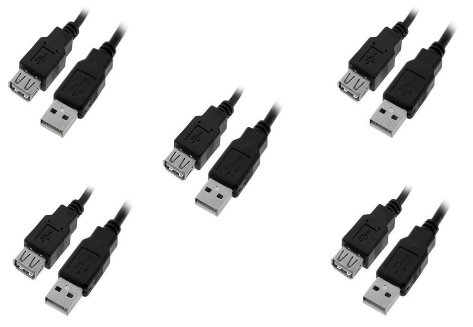 C&E 10 Pack USB 2.0 Extension Cable 15 Feet CNE460272 N12