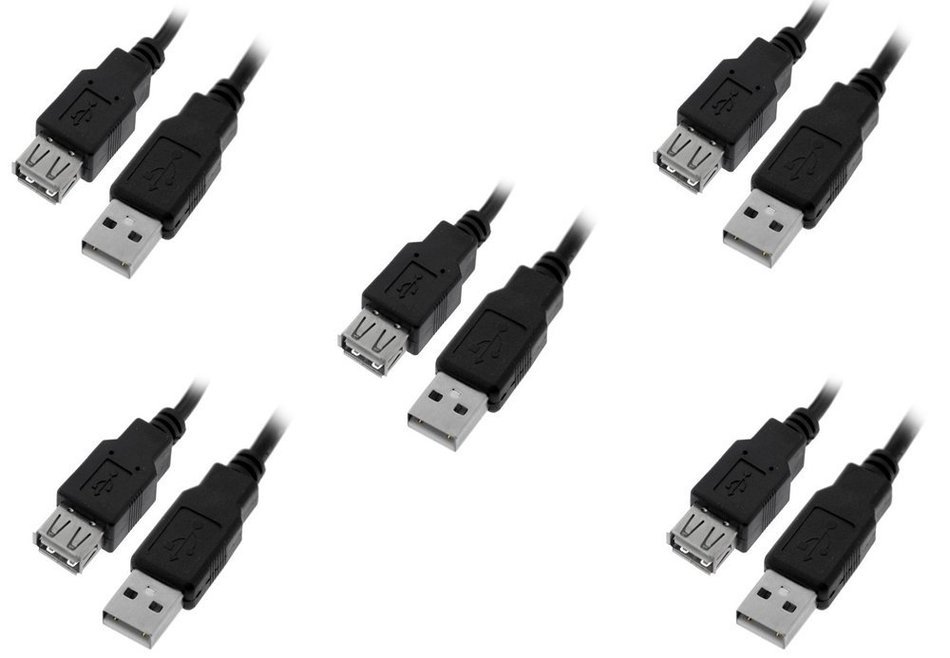 C&E 10 Pack USB 2.0 Extension Cable 15 Feet CNE460272 N13