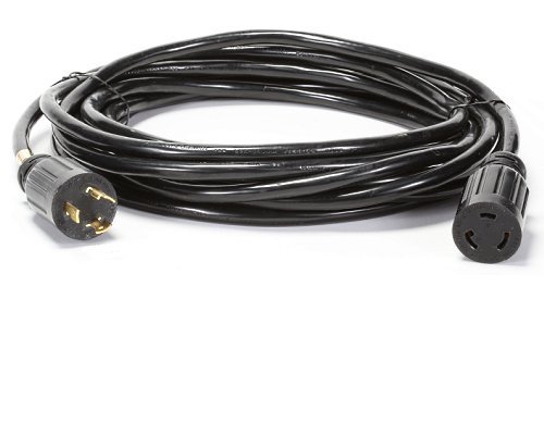 NEMA L5-30 Extension Power Cord - 10 Foot, 30A/125V, 10 AWG, UL Listed - Iron Box Part # IBX-5801-10M N2