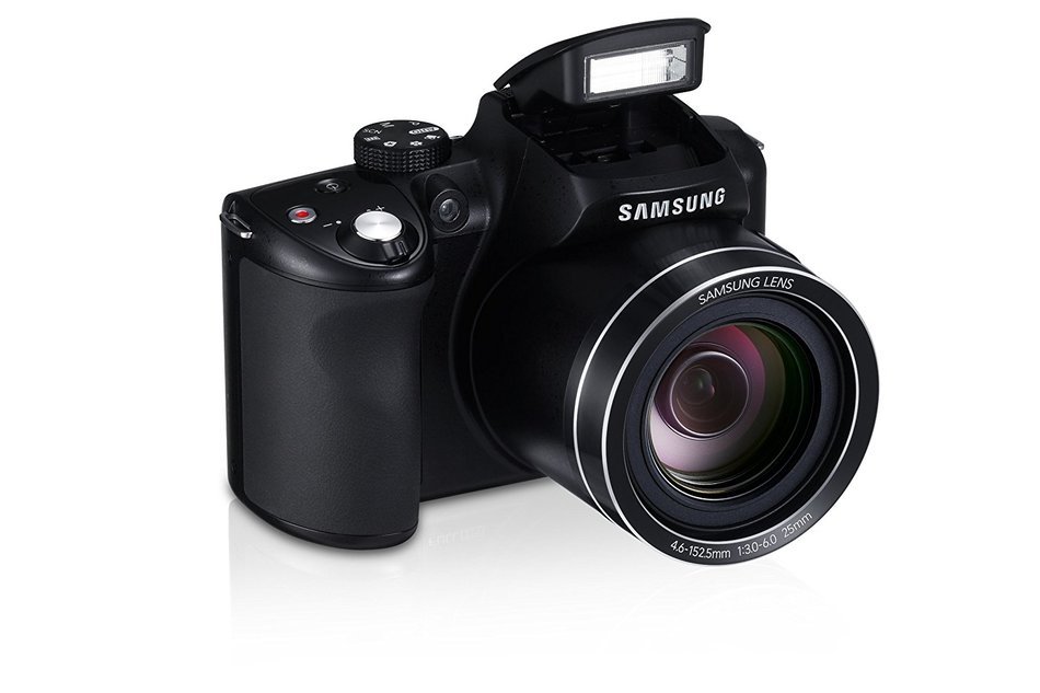 Samsung WB2100 16.4MP CMOS Digital Camera with 35x Optical Zoom, 3.0" LCD Screen and 1080i HD Video (Black) (... N7