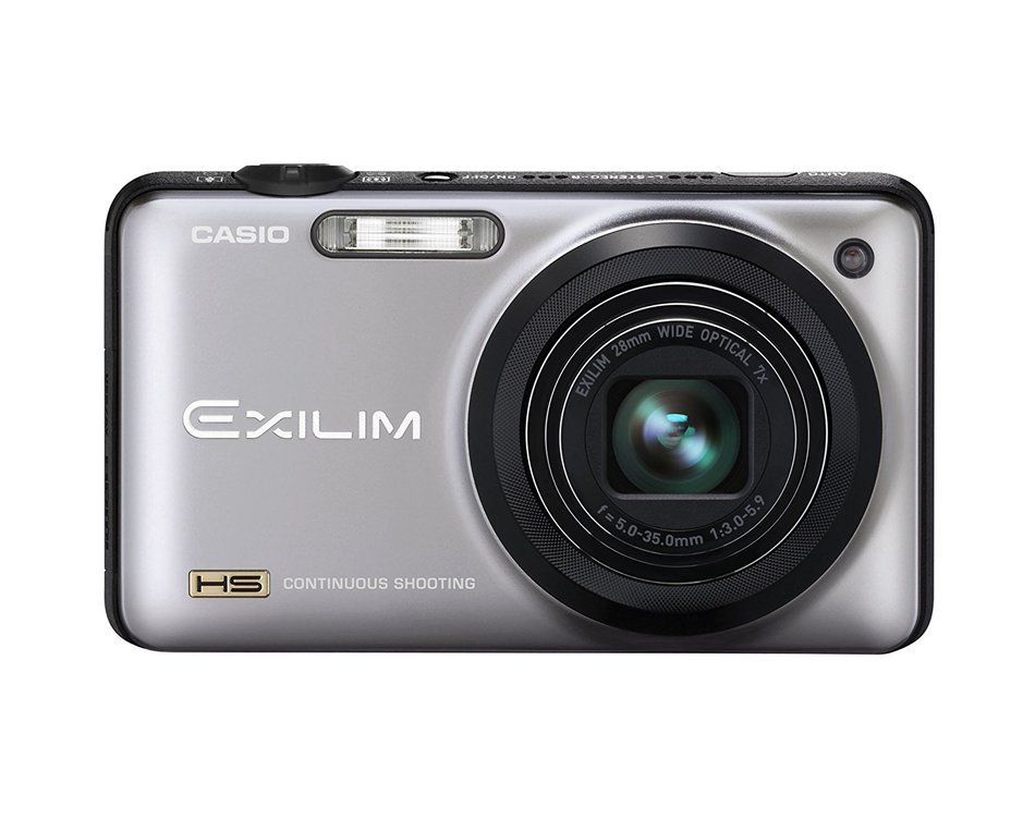Casio High Speed Exilim Ex-zr10sr Digital Camera Silver N2