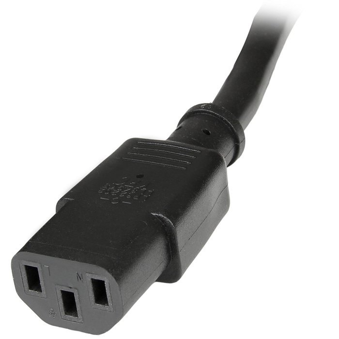 StarTech.com PXT100143 3 Feet 14AWG - C14 to C13 PDU Style Computer Power Extension Cable N6