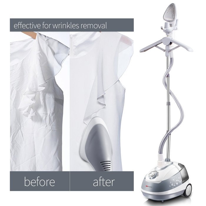 Bestmart INC 2700 ml Professional Garment Clothes Fabric Steamer Portable Wrinkle Remover Iron Steam