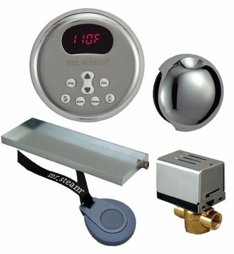 Mr. Steam Msbutler1 Rd-pn Package, Polished Nickel by Mr. Steam