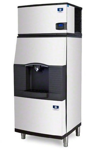 Manitowoc ID-0303W-SPA-310 300 Lb Water-Cooled Full Cube Ice Machine w/ SPA-310 Hotel Dispenser