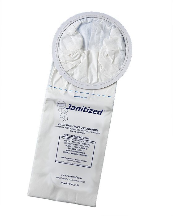 Janitized Paper Premium Replacement Commercial Vacuum bag