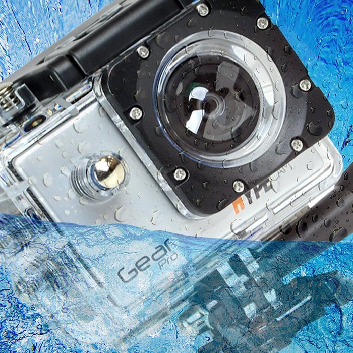 Gear Pro 4K 60fps Ultra HD Waterproof Sports Action Camera 1080P 16MP WiFi With Full Color 2.0'' LCD Display Panel N11