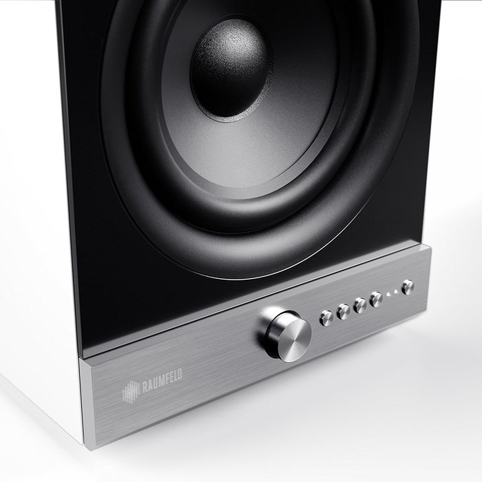 Raumfeld Stereo M Wireless Streaming Bookshelf Speakers (Pair, White) N14