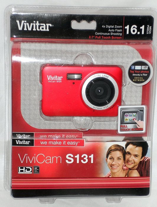 Vivitar Vivicam S131 16.1 Mega Pixels Digital Camera N2