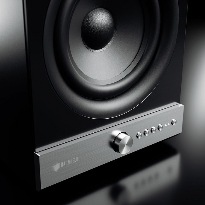 Raumfeld Stereo M Wireless Streaming Bookshelf Speakers (Pair, White) N16