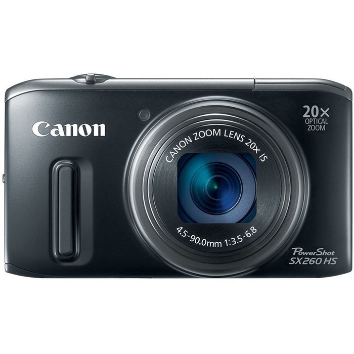 Canon PowerShot SX260 HS 12.1 MP CMOS Digital Camera with 20x Image Stabilized Zoom 25mm Wide-Angle Lens and 1080p... N3