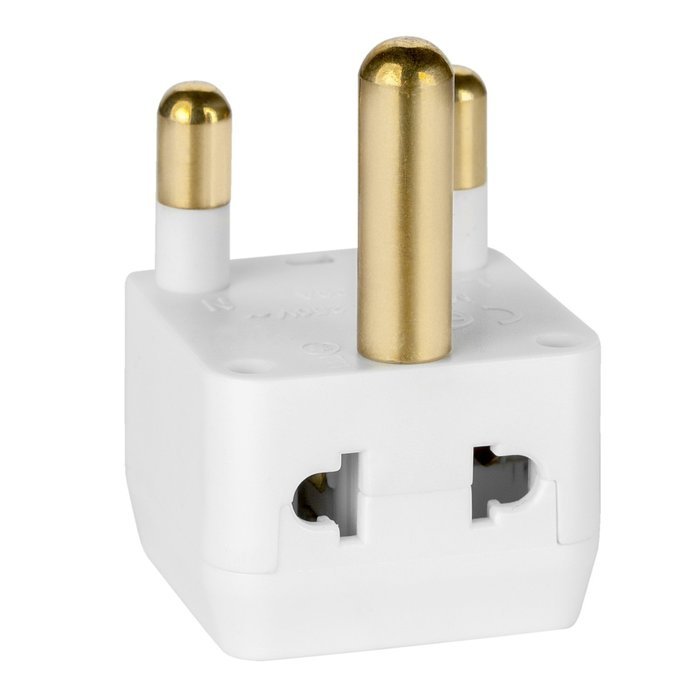 Yubi Power 2 in 1 Universal Travel Adapter with 2 Universal Outlets - Built in Surge Protector - 5 Pack - Black... N12