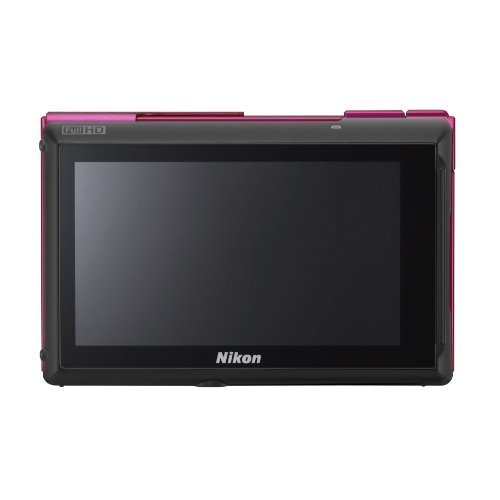 Nikon COOLPIX S100 Compact Digital Camera - Pink (16MP, 5x Optical Zoom, 3.5 inch OLED Touch Screen) N4