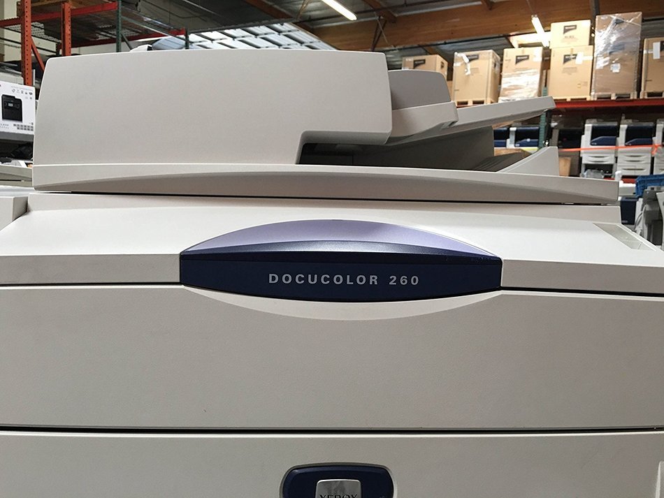 Refurbished Xerox DocuColor 260 Tabloid-size Digital Color Printer &ndash; 60/75 ppm, Copy, Print, Scan, 2400 x 2400... N4