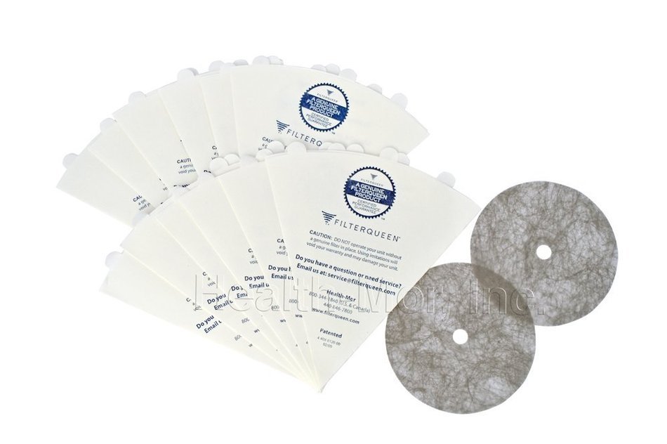 Genuine FilterQueen Majestic Cellulose Pre-Filter Cones, 12 Pack