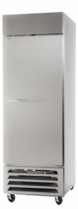 Beverage-Air HBR27-1-G 30" Horizon Series One Section Glass Door Reach-In Refrigerator 27 cu.ft. Capacity Stainless...