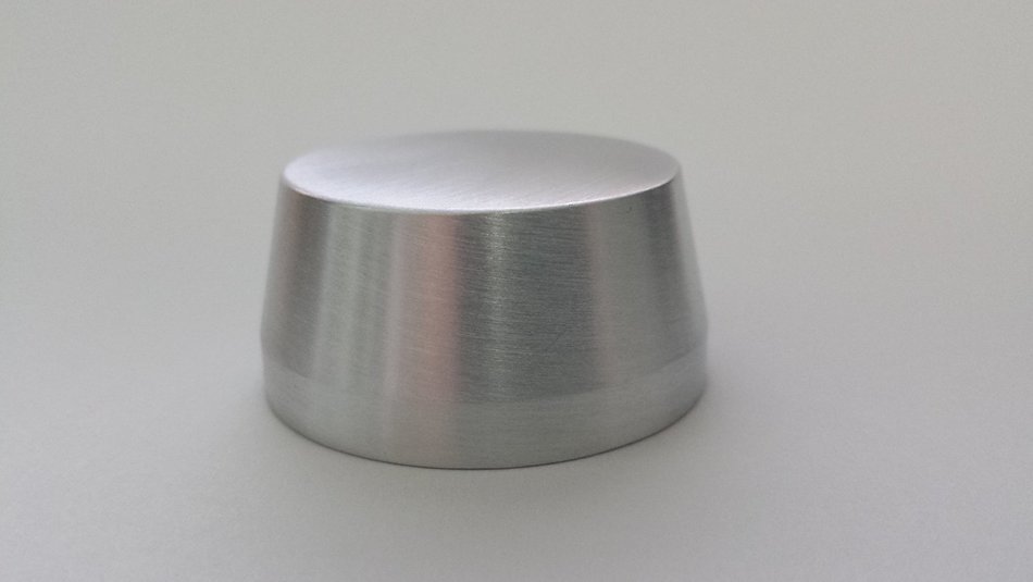 Spinners Custom Polished Aluminum 45 RPM Record Adapter (New)