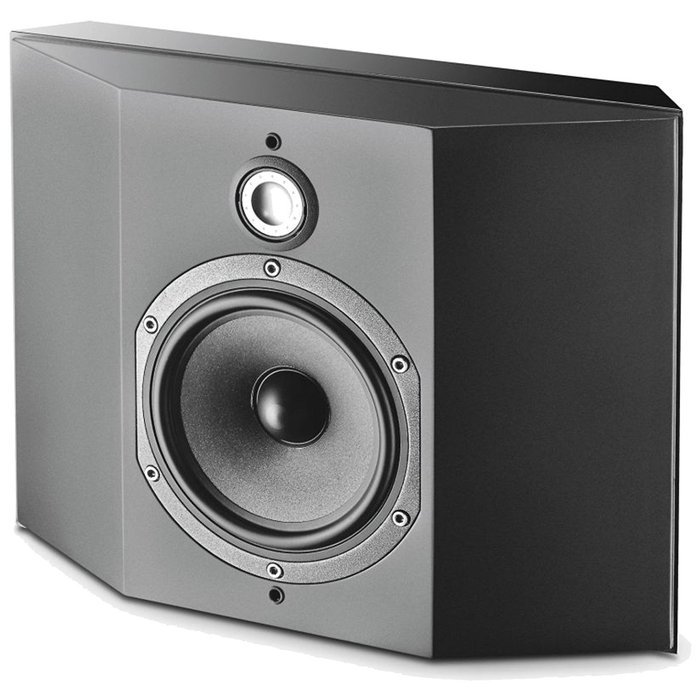 Focal Chorus SR 700 2-Way Sealed Effect Speaker with Polyfix Wall Bracket (Single, Black Satin)