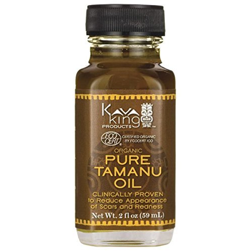 Kava King Organic Pure Tamanu Oil 2 fl oz (59 ml) Liquid