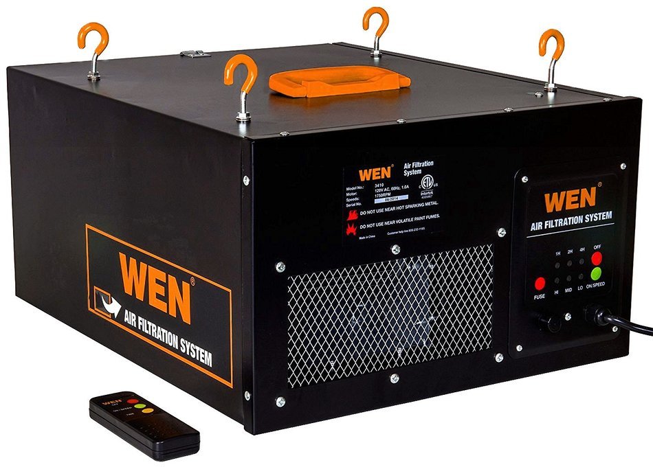 WEN 3410 3-Speed Remote-Controlled Air Filtration System