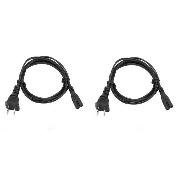 C&E 4 pack, Notebook/Laptop Power Cord, NEMA 1-15P to C7, Non-Polarized, 3 Feet, CNE458569 N8