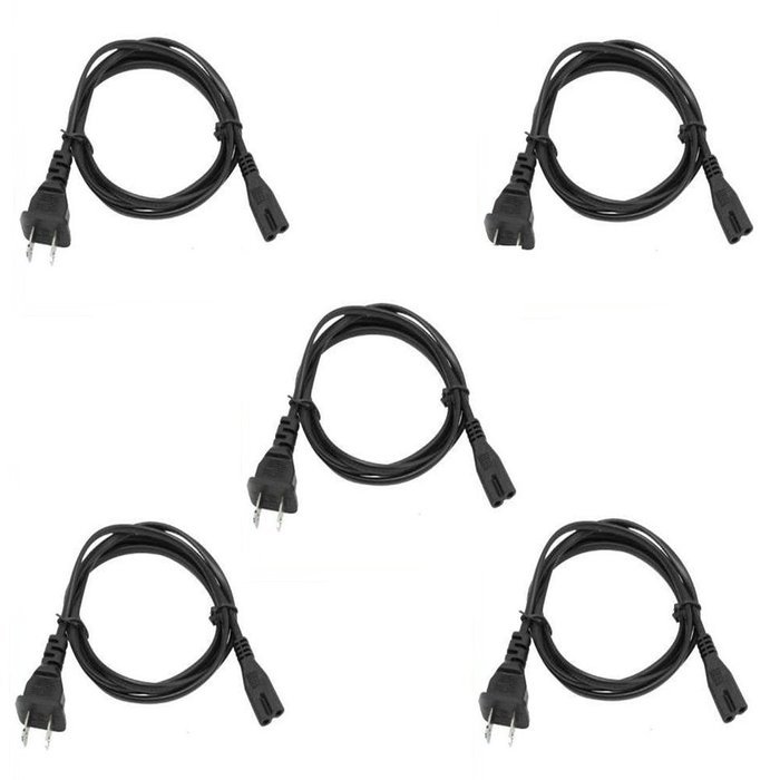 C&E 4 pack, Notebook/Laptop Power Cord, NEMA 1-15P to C7, Non-Polarized, 3 Feet, CNE458569 N9
