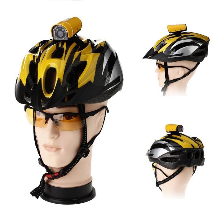 Annong 1080P Waterproof Full HD Sport Bicycle Bike Helmet Multifunction Action DV Camcorder IR LED Night Vision... N5