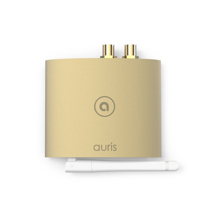 Auris bluMe True Hi-Fi Bluetooth Music Receiver, Gold N4
