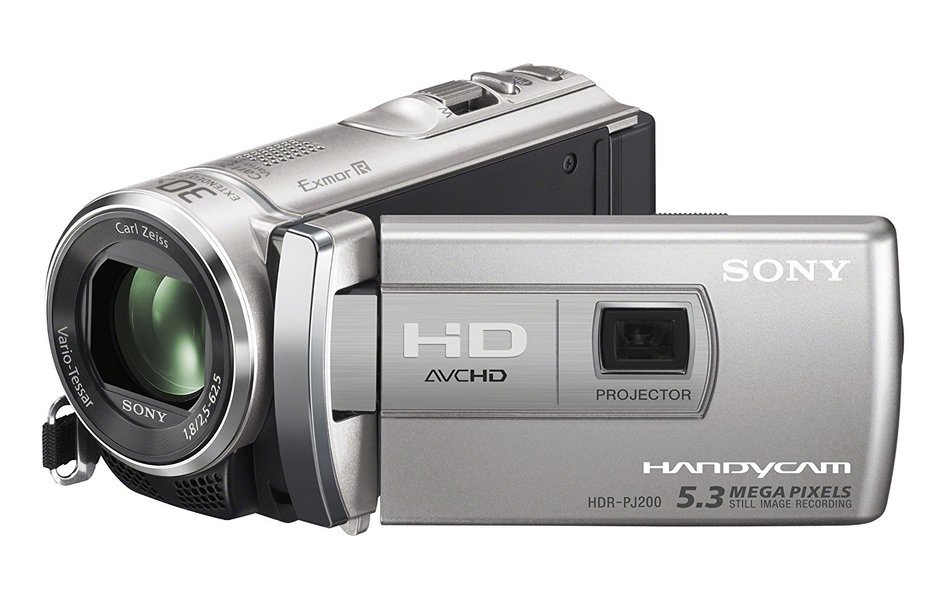 Sony HDR-PJ200 High Definition Handycam 5.3 MP Camcorder with 25x Optical Zoom and Built-in Projector (Black)... N20