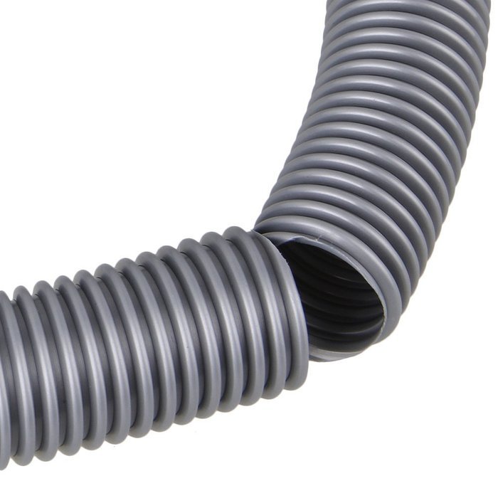 Model 00245 Gray 35mm Inner Dia Flexible Basic Central Vacuum Hose N3