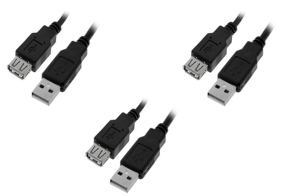 C&E 10 Pack USB 2.0 Extension Cable 15 Feet CNE460272 N16