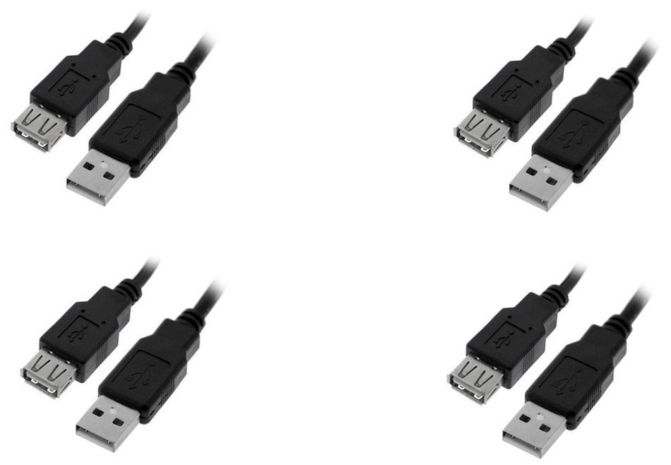 C&E 10 Pack USB 2.0 Extension Cable 15 Feet CNE460272 N20