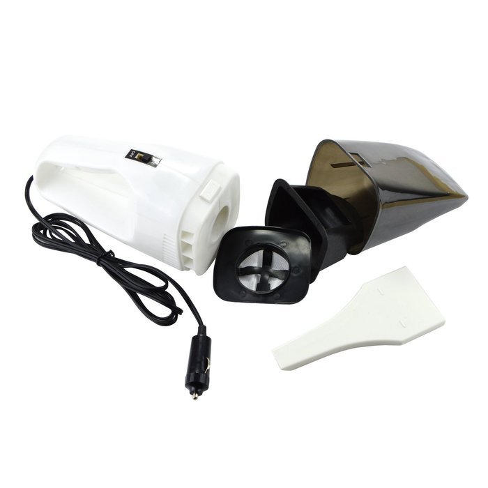 Elemart 12V Mini Vacuum Car Cleaner Wet/Dry Portable Hand-held Dust Catcher Hoover Cleaning Tool - 2.5m Cable N7