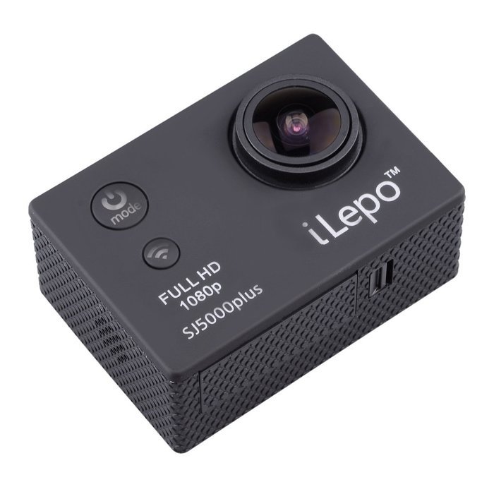 Waterproof Multi-Function 2.0" LCD Sport Action 1080P HD Camcorder Camera w/ Wi-Fi - Black N8