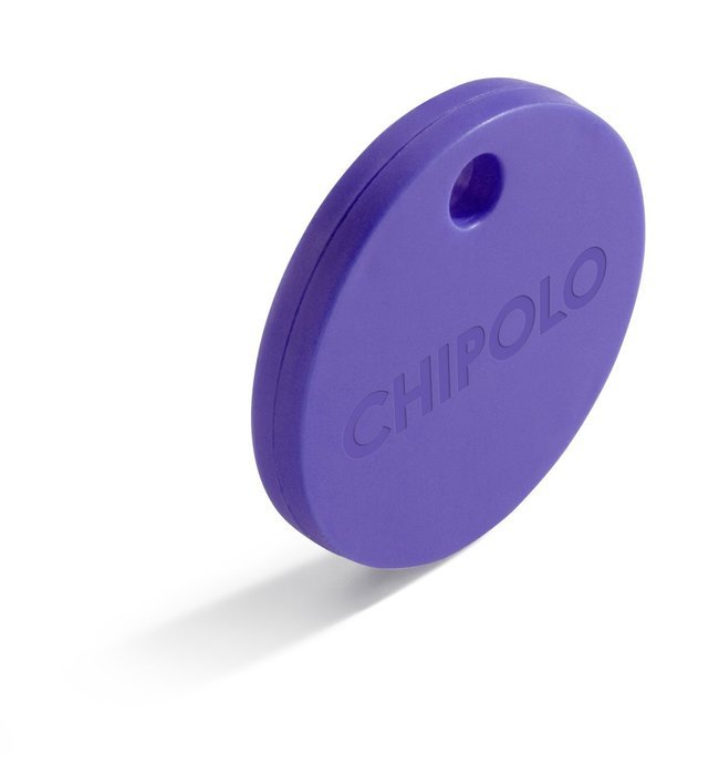 Chipolo 2nd Gen 110071 Bluetooth Key Phone Car Luggage Wallet Item Finder & Selfie Remote, Sapphire Purple N22