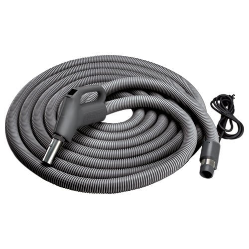 NuTone CH515 Current-Carrying Lightweight Crush-Proof 30-Foot Central Vacuum Hose with Comfort Grip Handle and...