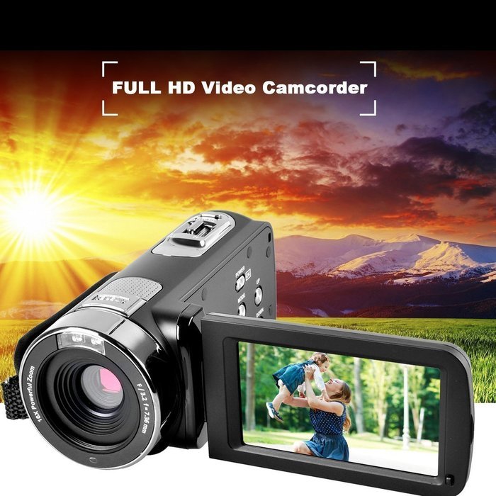 Digital Camcorder Camera,PowerLead PL-301 24MP 1080P Digital Video Camera with 2.7" LCD Display 16x Digital Zoom N7