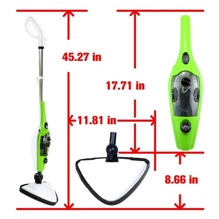 MissyeeDirect Steam Mop X10 Steam Cleaners for Floor Carpet Window Clothes Kitchen Bathroom N3