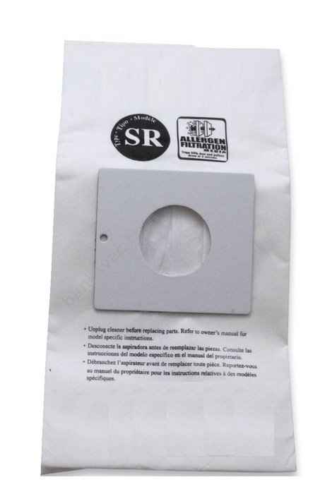 9 Hoover Style SR Vacuum Bags for Duros Canisters, Fits 401010SR
