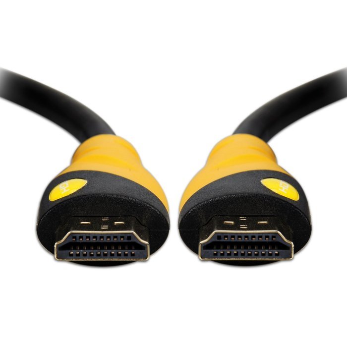 POLOK HDMI Cable 6.5 ft Prime High Speed 1080P, 3D, HDMI 1.4, HD TV, DVD, Notebook, Xbox 360, PS3, Blu-ray, 24K... N18