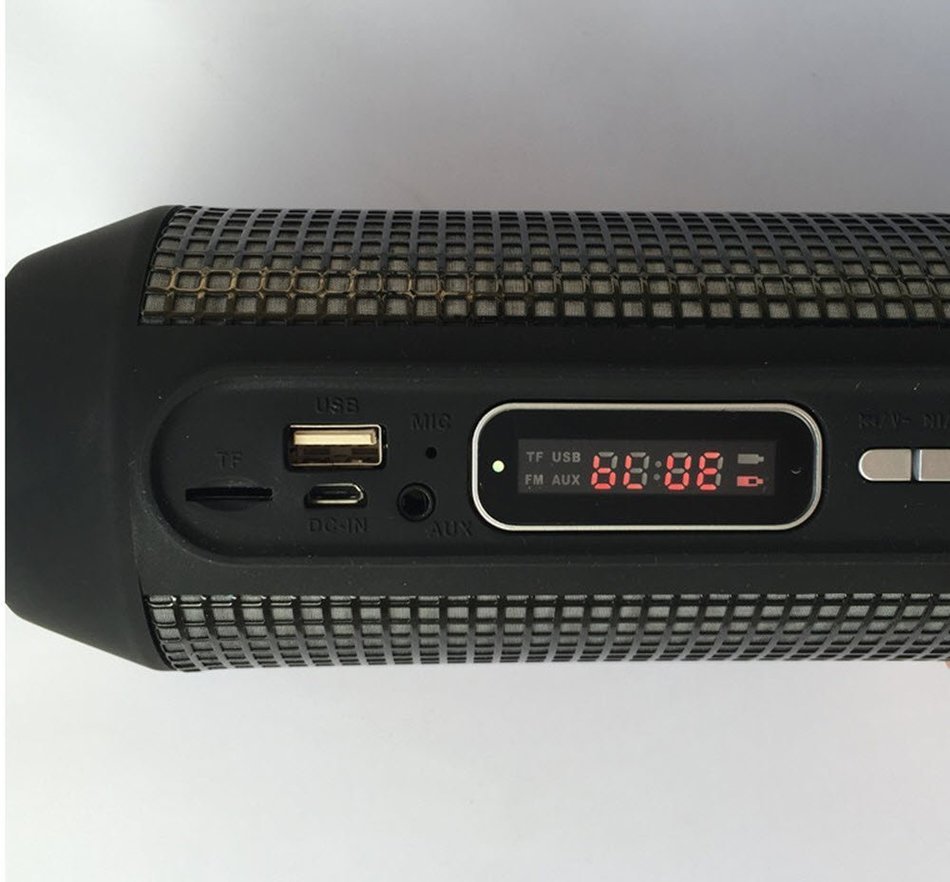 Obumex Q600 Colorful Pulse Portable Bluetooth Speaker bluetooth speakers led Color Changing Lights Stereo Subwoofer... N5