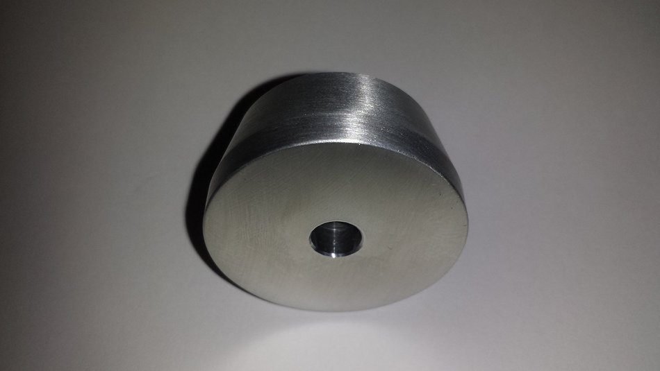 Spinners Custom Polished Aluminum 45 RPM Record Adapter (New) N2