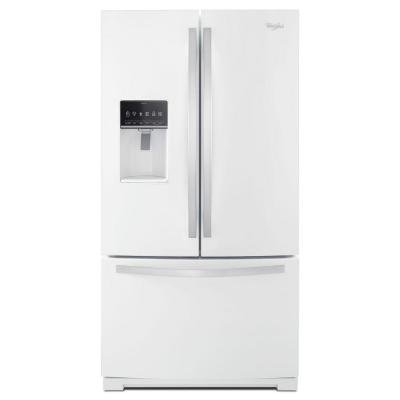 Whirlpool 27 cu. ft. French Door Refrigerator WHITE ENERGY STAR-qualified