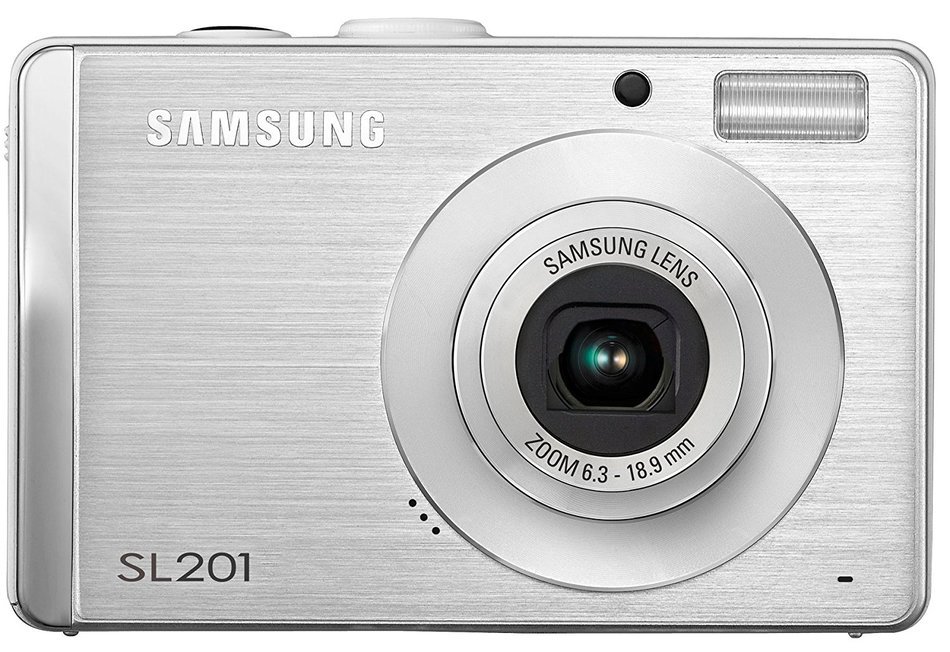 Samsung SL-201 10.2MP Digital Camera with 3x Optical Zoom (Silver) N2