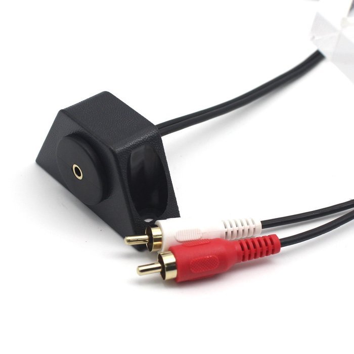 Rerii 1M / 3 Feet 2 RCA Male to 3.5mm Female Extention Mount, Flush Mount, Dash Mount, Panel Mount Cable for Car... N2