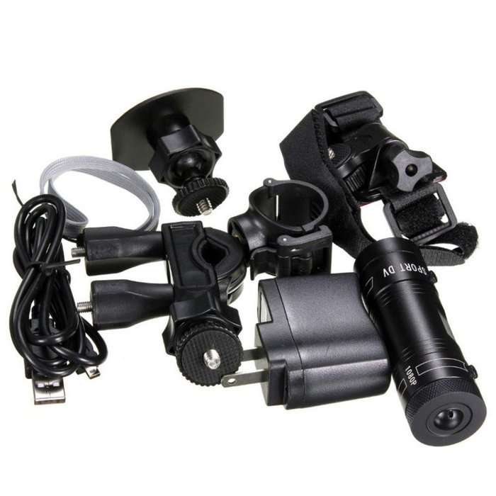 Sport Camcorder, POTO 1080P HD Bike Motorcycle Helmet Sports Mini Action Camera Video DVR DV Camcorder N3