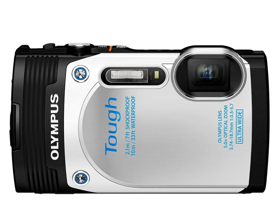 Olympus Stylus TG-850 IHS 16 MP Digital Camera (White) - International Version N28