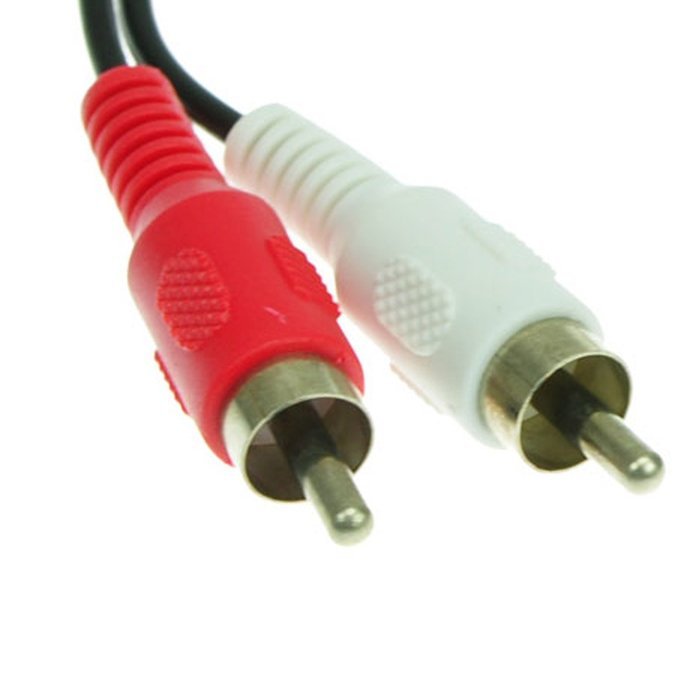 Generic 3.5mm Female to 2x Phono RCA Male Audio Extension Cable Stereo Jack Dual RCA 6" Black N3