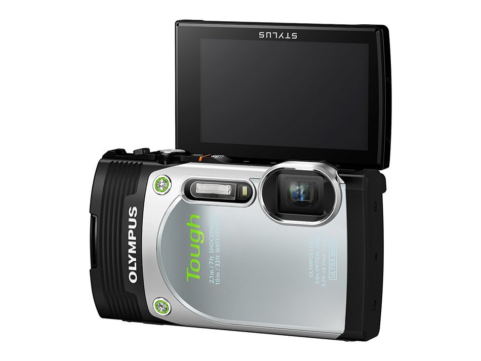 Olympus Stylus TG-850 IHS 16 MP Digital Camera (White) - International Version N31