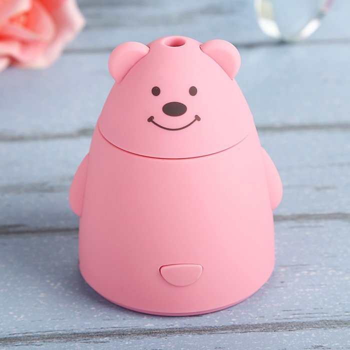 Whitelotous 80ml Portable Mini USB Humidifier Cute Panda Air Humidifier with USB Cable for Office Home (White) N16